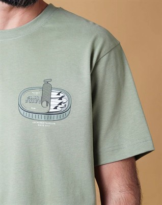 Elsk - Freedom Mens Brushed T-shirt - Olive Green